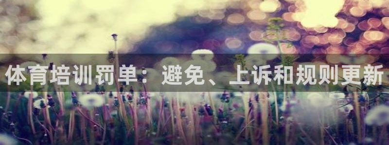 欧陆娱乐官方客服电话：体育培训罚单：避免、上诉和规则