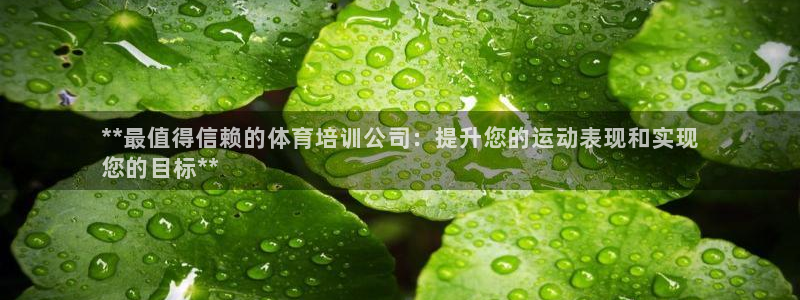 欧陆娱乐计划预测软件：**最值得信赖的体育培训公司：