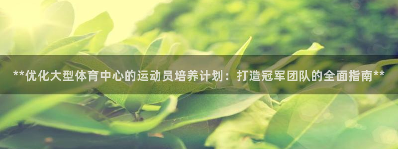 欧陆娱乐app打不开怎么回事儿：**优化大型体育中心