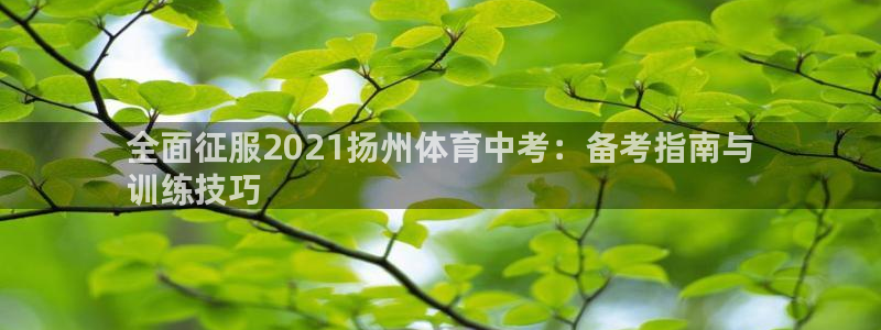 欧陆娱乐分分彩：全面征服2021扬州体育中考：备考指
